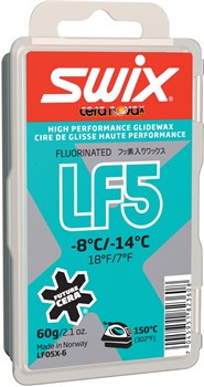 Мазь скольжения SWIX LF5X, (-8-14 C), Turquoise, 60 g - фото 13393